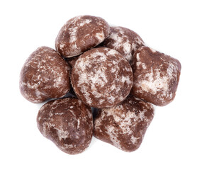 Stack of the chocolate gingerbreads