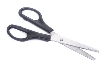 Old black stationery scissors