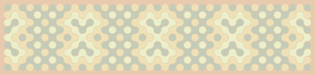 Multicolor truchet tiling connections illustration