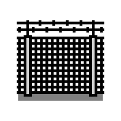 security fence color icon vector. security fence sign. isolated symbol illustration
