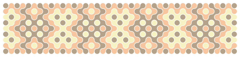 Multicolor truchet tiling connections illustration