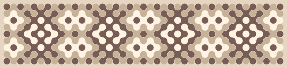 Multicolor truchet tiling connections illustration