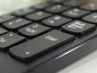 black numpad numeric keyboard wireless close up
