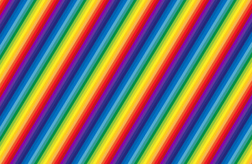 Obraz premium Bandes arc-en-ciel 