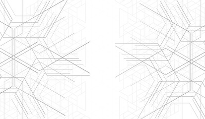 幾何学 抽象 白 グレー ネットワーク 背景