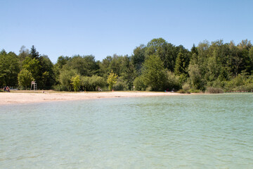 Lac d'Aiguebelette - plage de Lépin le Lac