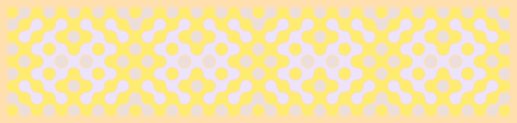 Multicolor truchet tiling connections illustration