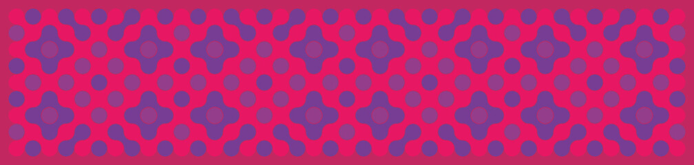 Multicolor truchet tiling connections illustration