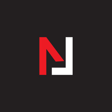 Letter N logo design Free Vector