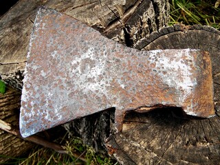 Carpenter's ax Zik regular ax of the Red Army during the Second World War