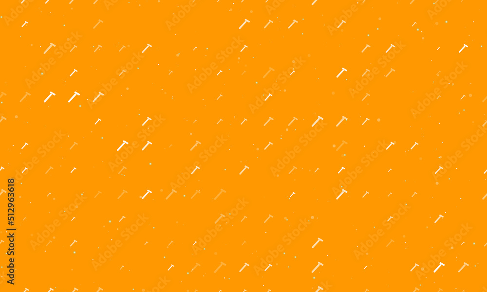 Poster seamless background pattern of evenly spaced white mens razor symbols of different sizes and opacity