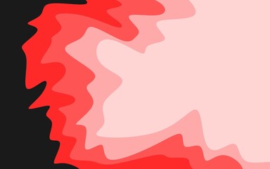 Simple background with gradient wavy lines pattern and some copy space area