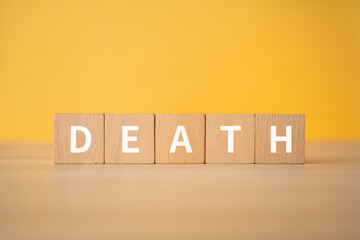 「DEATH」と書かれたブロック