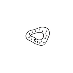 Cheesecake drawn in an illustrator