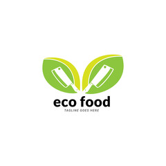 Healthy Food Logo vector Template.