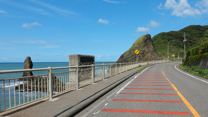 日本海の絶景が続く越後七浦シーサイドライン（新潟県新潟市）