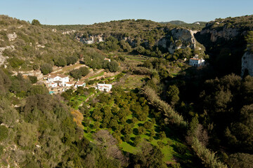 Obraz premium Barranco de Algendar.Menorca.Balearic islands.Spain.