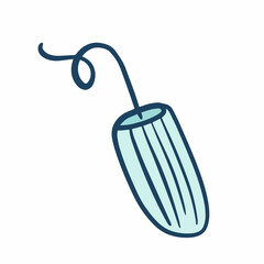 Tampon hygienic symbol creative line doodle art
