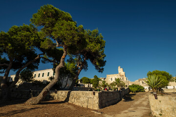 Obraz premium isla del Lazareto, Illa del Llatzeret, interior del puerto de Mahón, Menorca, balearic islands, Spain