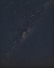 Milky way galaxy on the night sky.