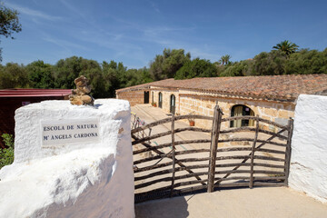 Fototapeta na wymiar casa de colònies des Pinaret , Ciutadella, Menorca, balearic islands, Spain