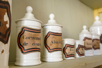 farmacia, Lazareto de Mahón, Península de San Felipet, puerto de Mahón, Menorca, balearic islands, Spain