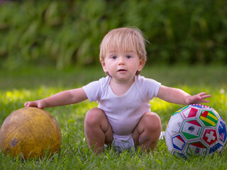 Boy with ball