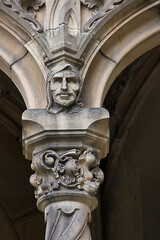  Old Moszna castle of the 17th century in Poland