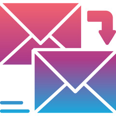 Naklejka premium Reply Icon
