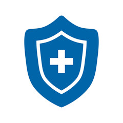 Obraz premium 医療 盾のアイコン