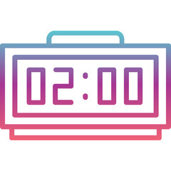 Digital Clock Icon