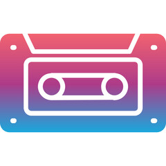 Obraz premium Cassette Icon
