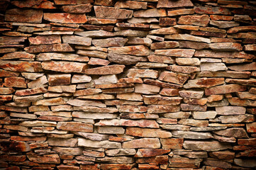 A stone wall. stone structure. background