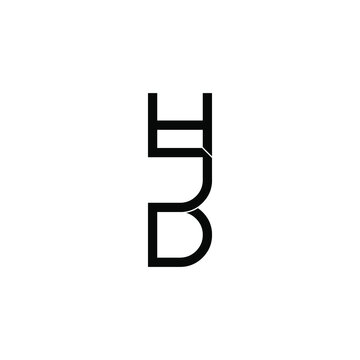 hjd letter original monogram logo design
