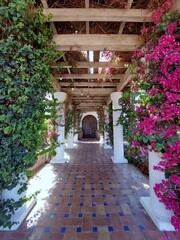 Archway with flowers