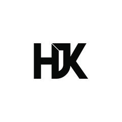 hjk letter original monogram logo design