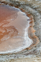 Puits de sel dans la région du Sine Saloum au Sénégal