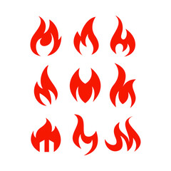 M Fire Icon Set © ansgrav