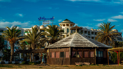 Hôtels en bord de mer en hiver à Hammamet en Tunisie