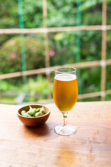 枝豆とビール
