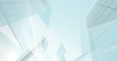 Modern architecture 3d rendering