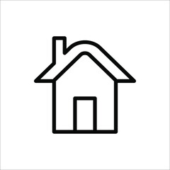 Home icon on white background