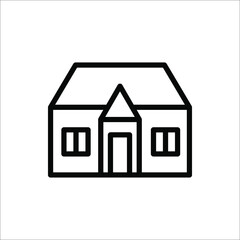 Home icon on white background