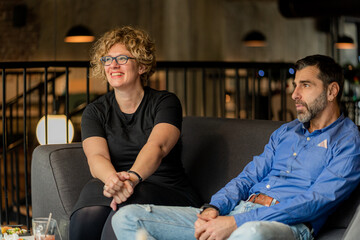 Obraz premium Talking and smiling