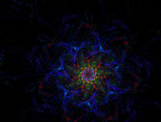 Imaginatory fractal abstract background Image