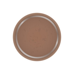 Illustration button decorating and tailoring clothes, shoes, bags.