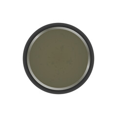 Illustration button decorating and tailoring clothes, shoes, bags.