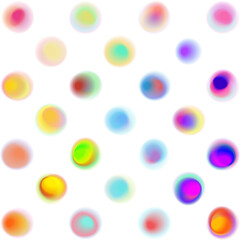 25 fully editable premium blended gradients collection. Colorful set of harmonized gradients.