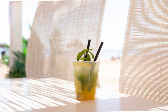 Mojitos On The Beach In Summer