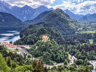 Hohenschwangau the Castle on a hill